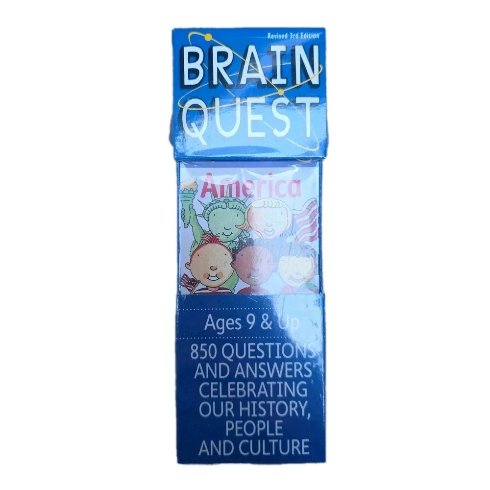 NEW Ages 9 & Up Brain Quest America :‎ 850 Questions & Answers to Challenge Mind